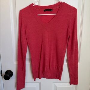 3/$21 | The Limited Coral V-Neck Sweater